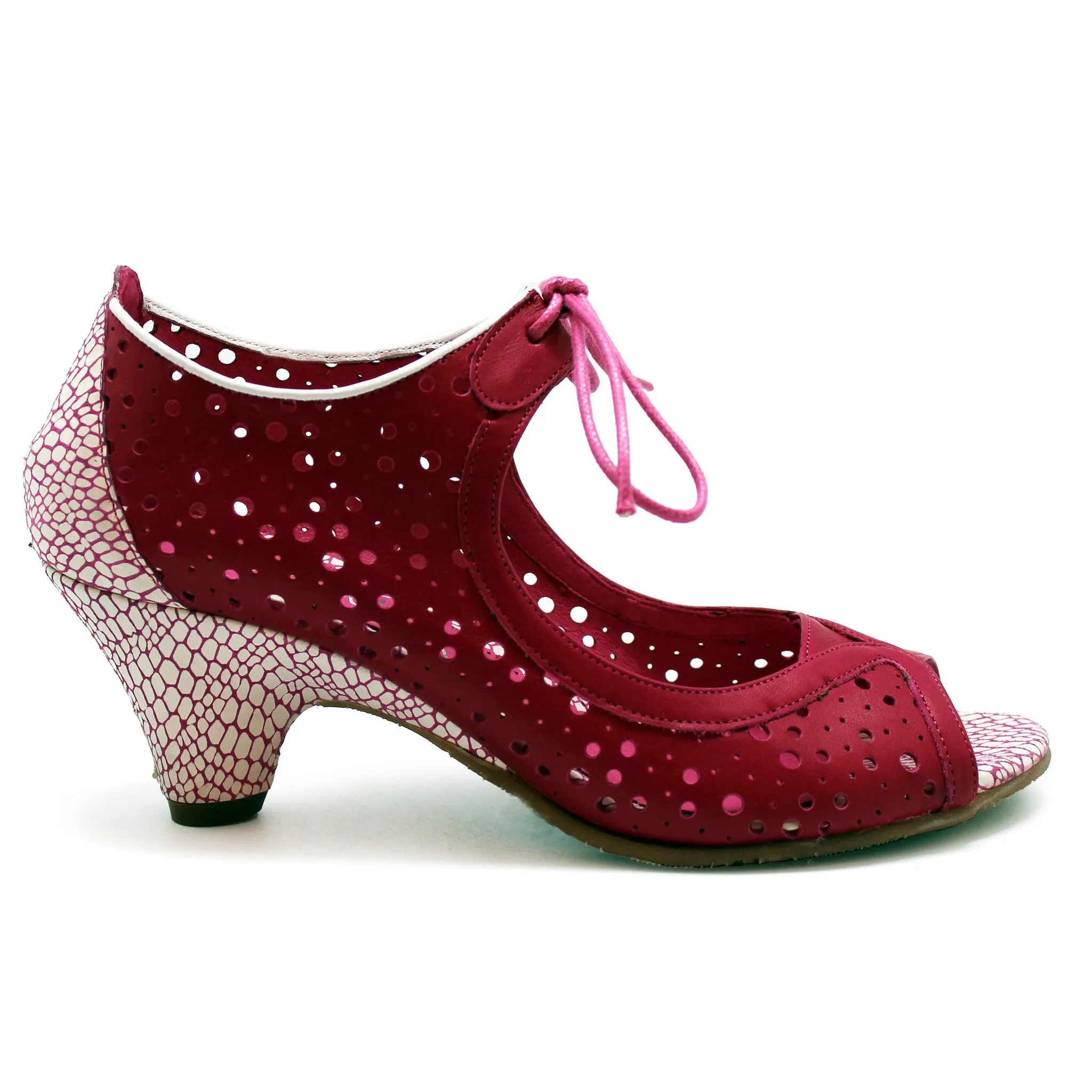 Tarte - Fuchsia Print lo heel shoe