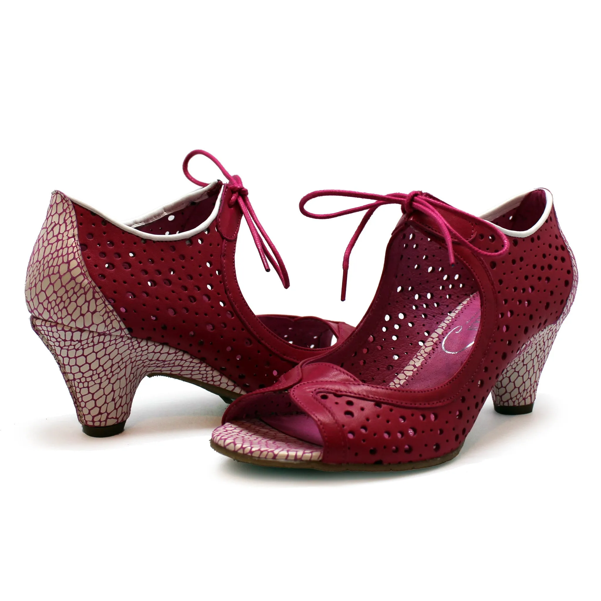 Tarte - Fuchsia Print lo heel shoe