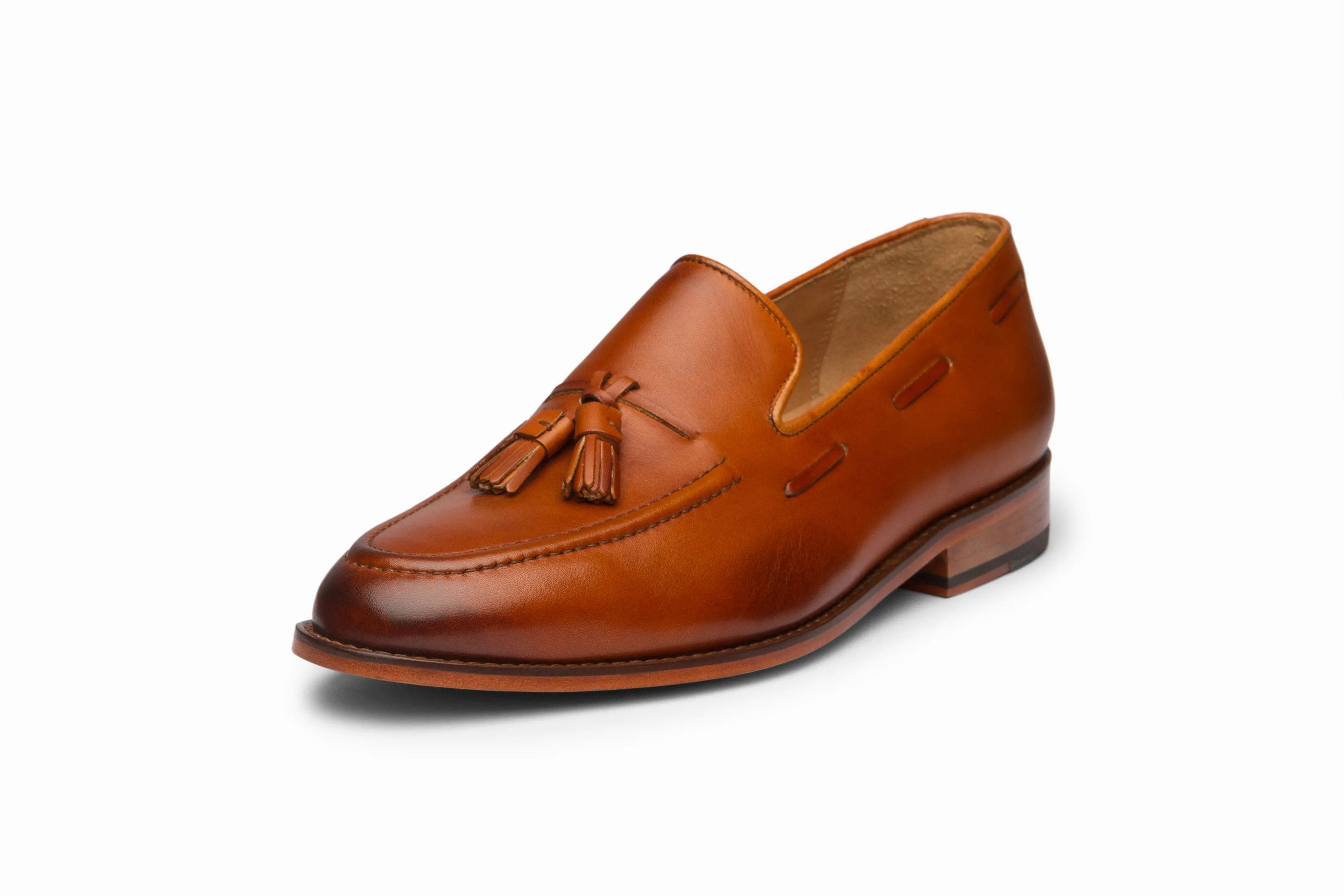 Tassel Loafers - Tan