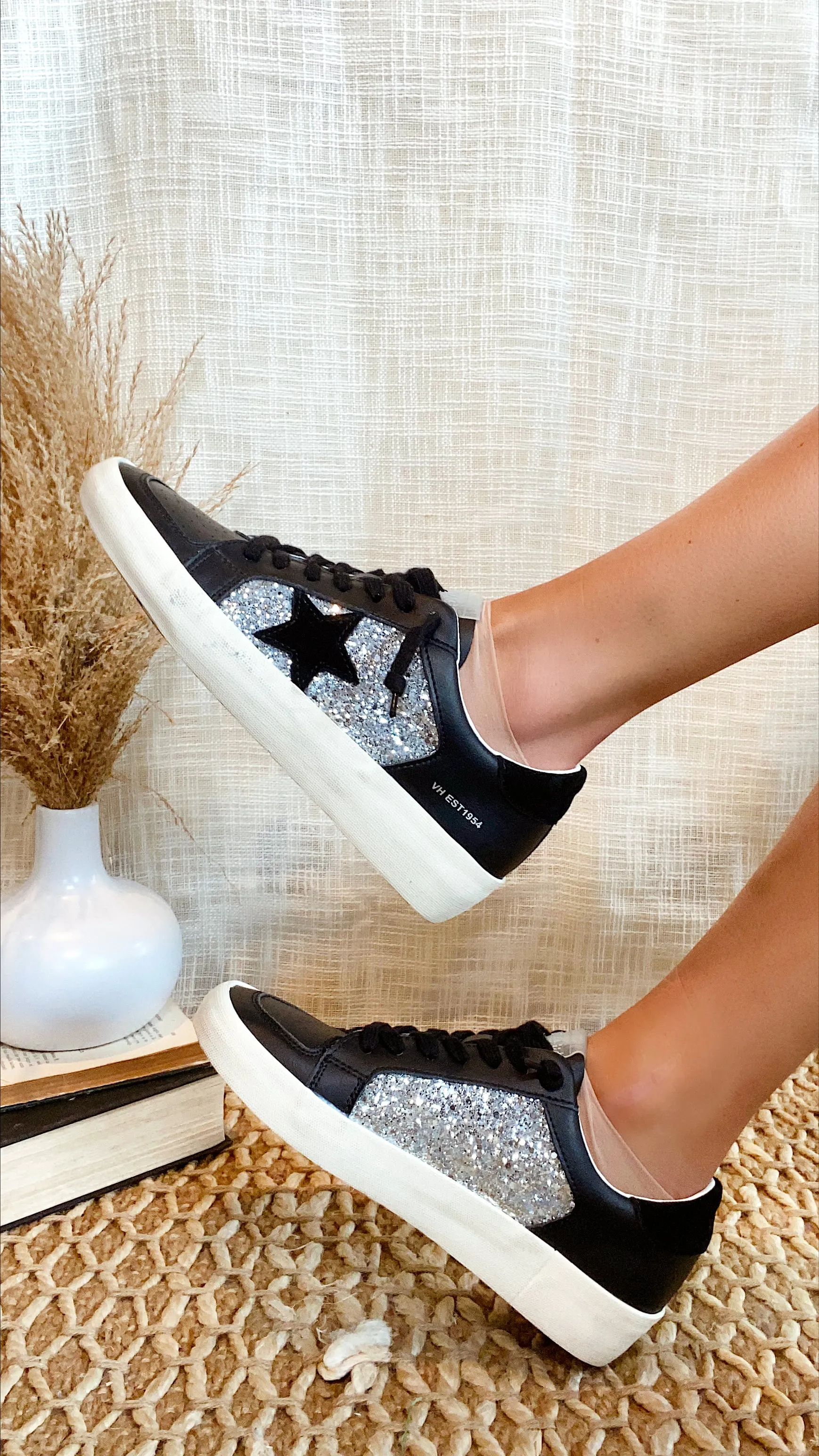 The Campbell Sequin Sneaker by Vintage Havana