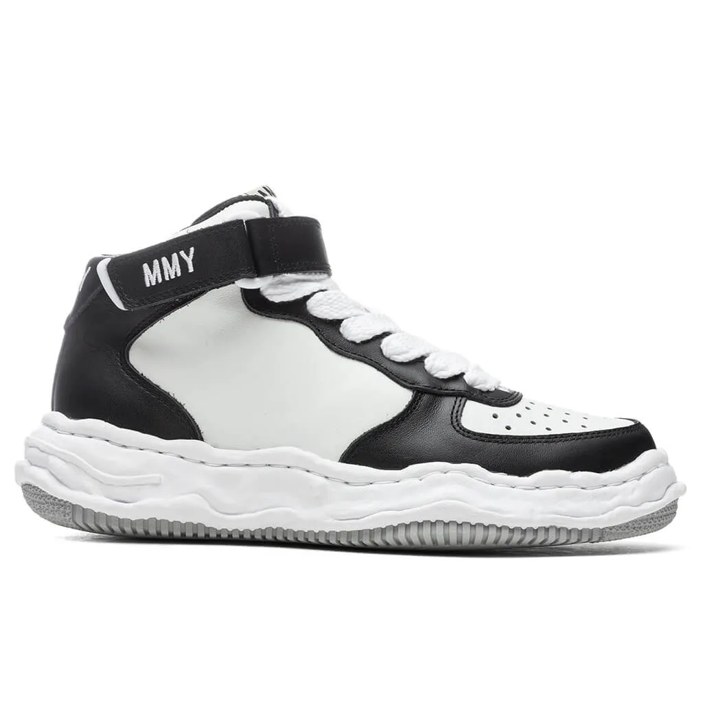 Wayne High OG Sole Leather Sneaker - Black/White