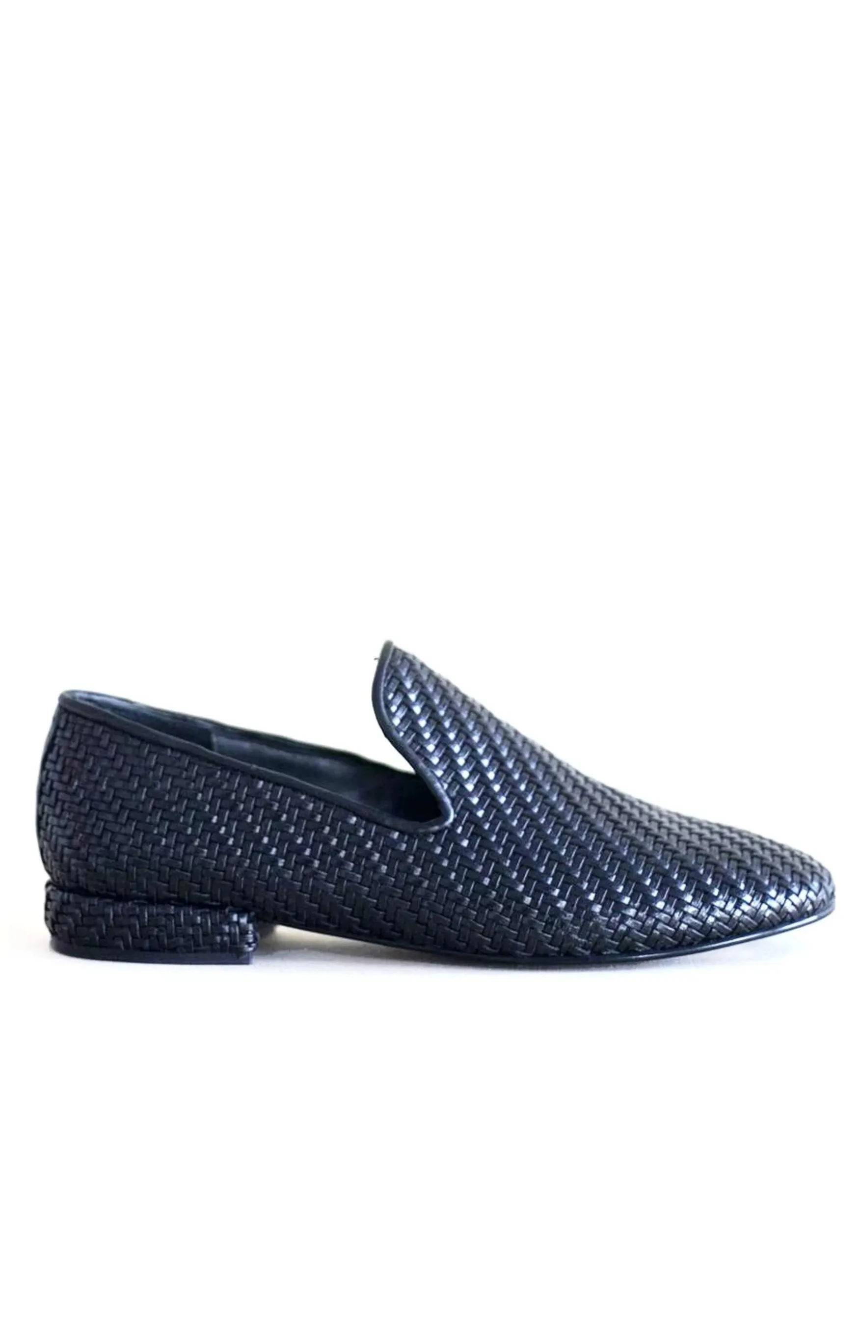 Woven Leather Loafers