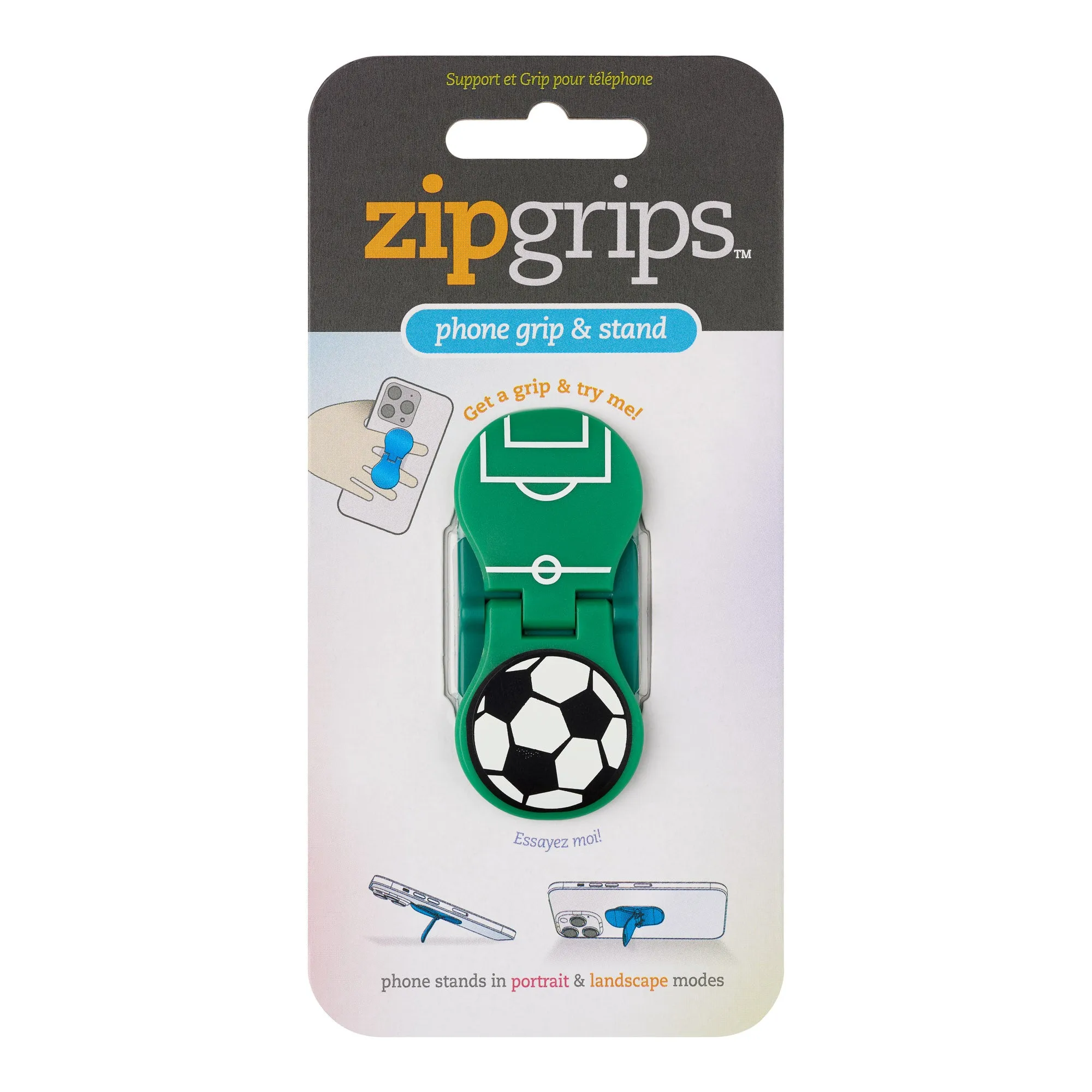 ZipGrips Phone Holder - Soccer